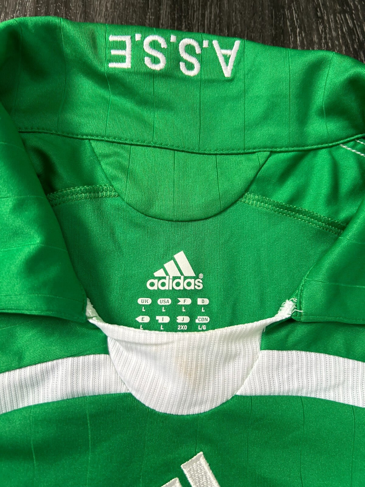 BRAND NEW Authentic Adidas AS SaintÉtienne 2006/2007 Home Shirt Mens Large7