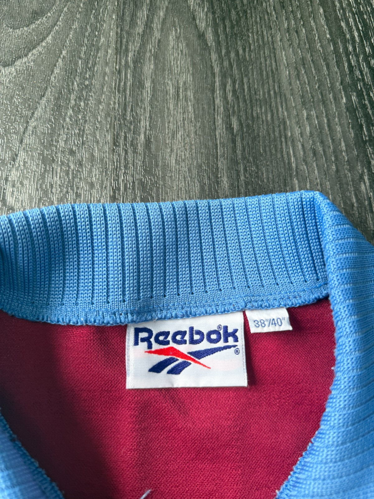 Original Authentic Reebok Aston Villa 1995/1996 Home Shirt Mens Medium2