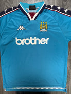 Original Kappa Manchester City 1997/1998 Home Shirt Mens Large0