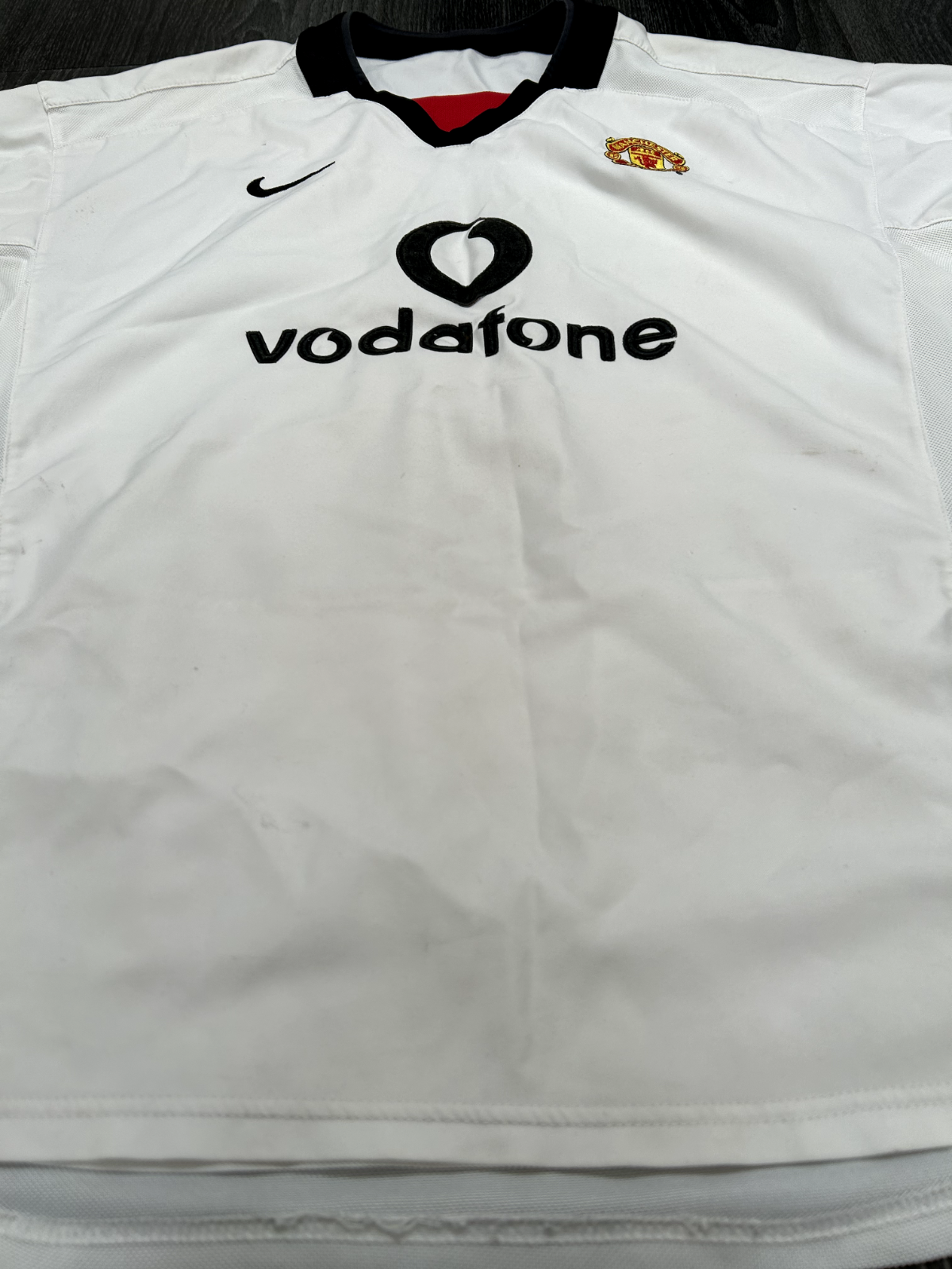 Original Authentic Nike Manchester United 2002/2003 Away Shirt Youth6