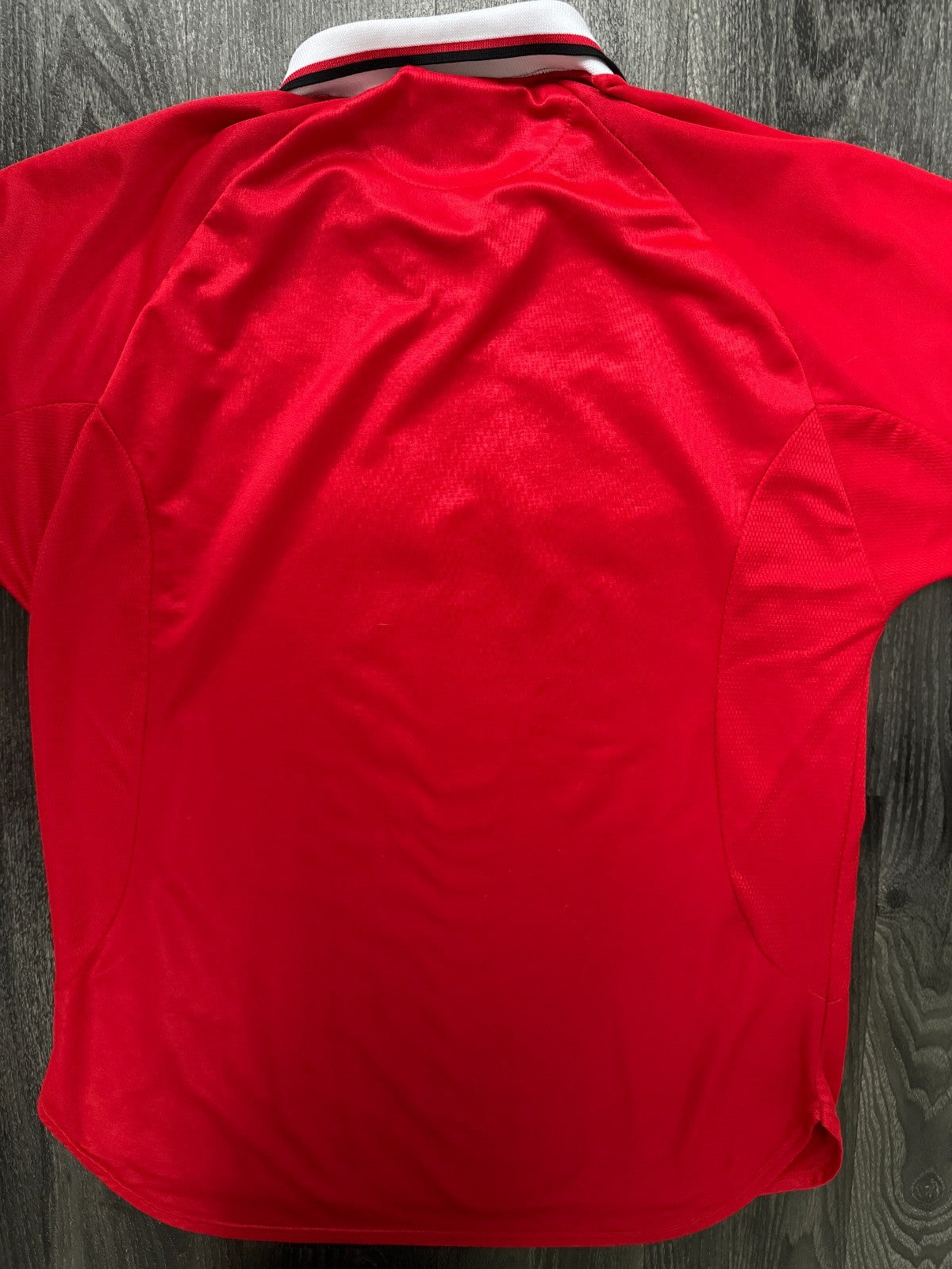 Original Umbro Manchester United 1999 Champions League Home Shirt Mens XL7