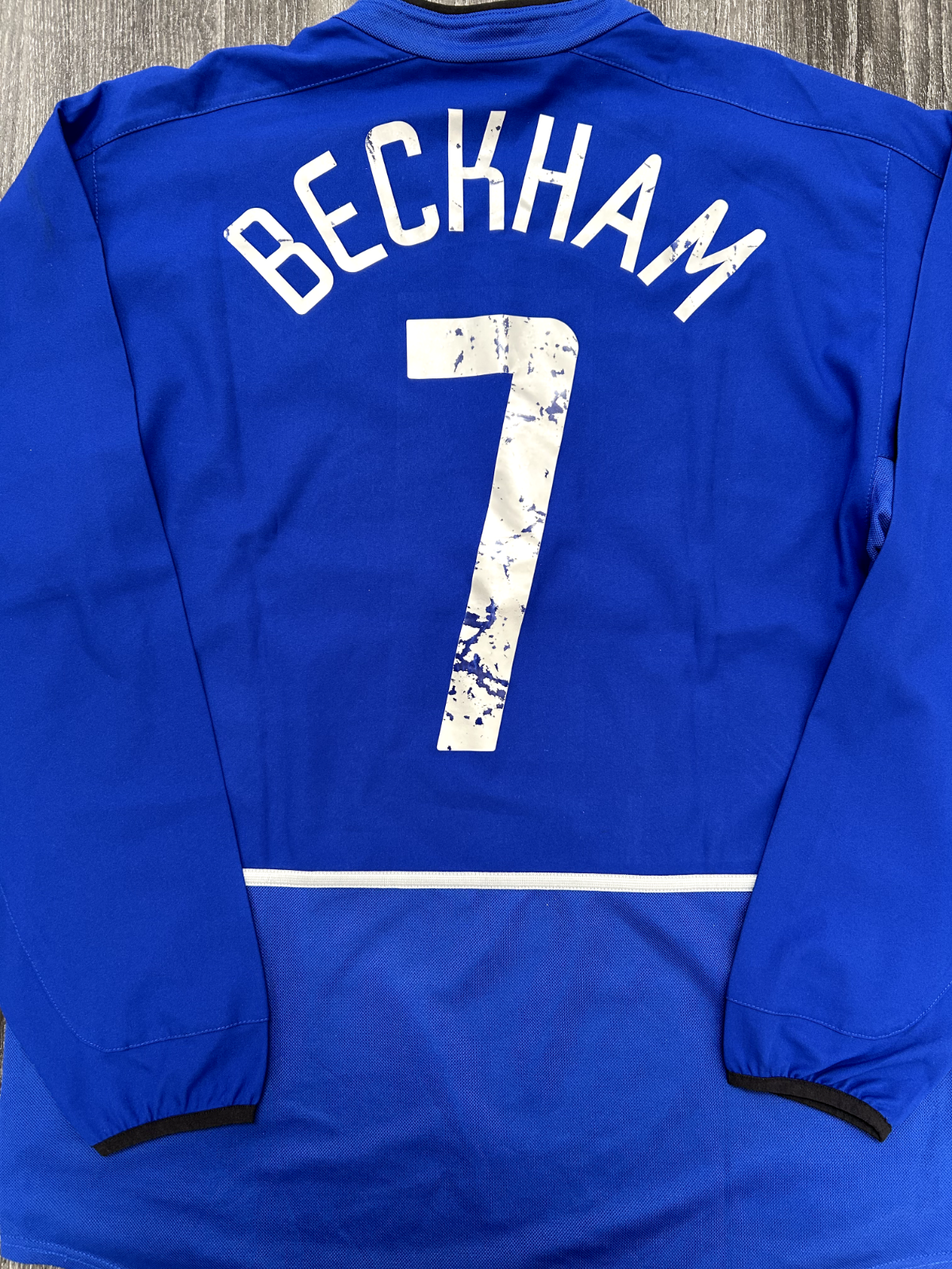 Nike Manchester United 2002/2003 Third Shirt Long Sleeve Beckham 7 Mens Large0