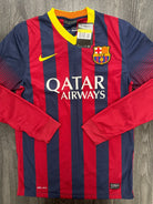 BNWT Original Nike Barcelona 2013/2014 Long Sleeve Home Shirt SERGIO 16 Mens S1