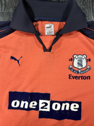 Original Authentic Puma Everton 2001/2002 Third Shirt Mens XXS1