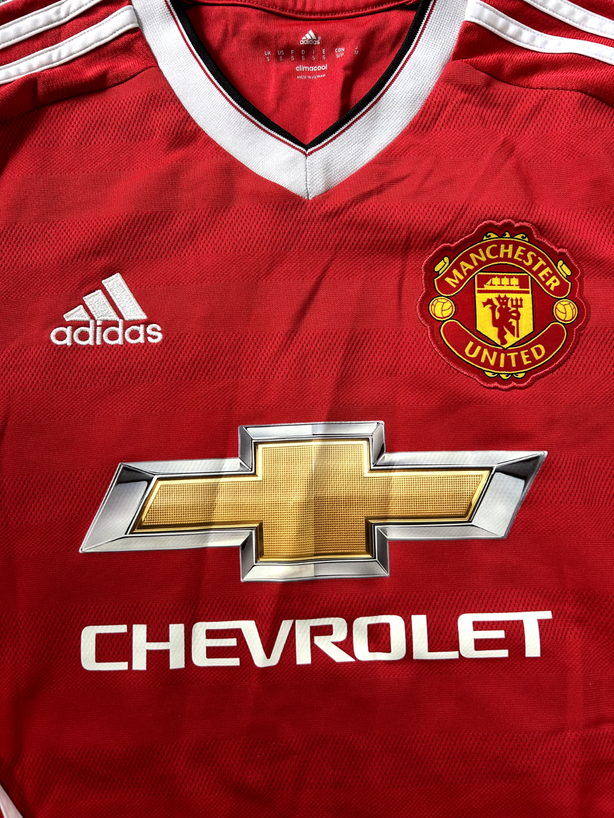 Adidas Manchester United 2015/2016 Home Shirt SCHNEIDERLIN 28 Mens Small2