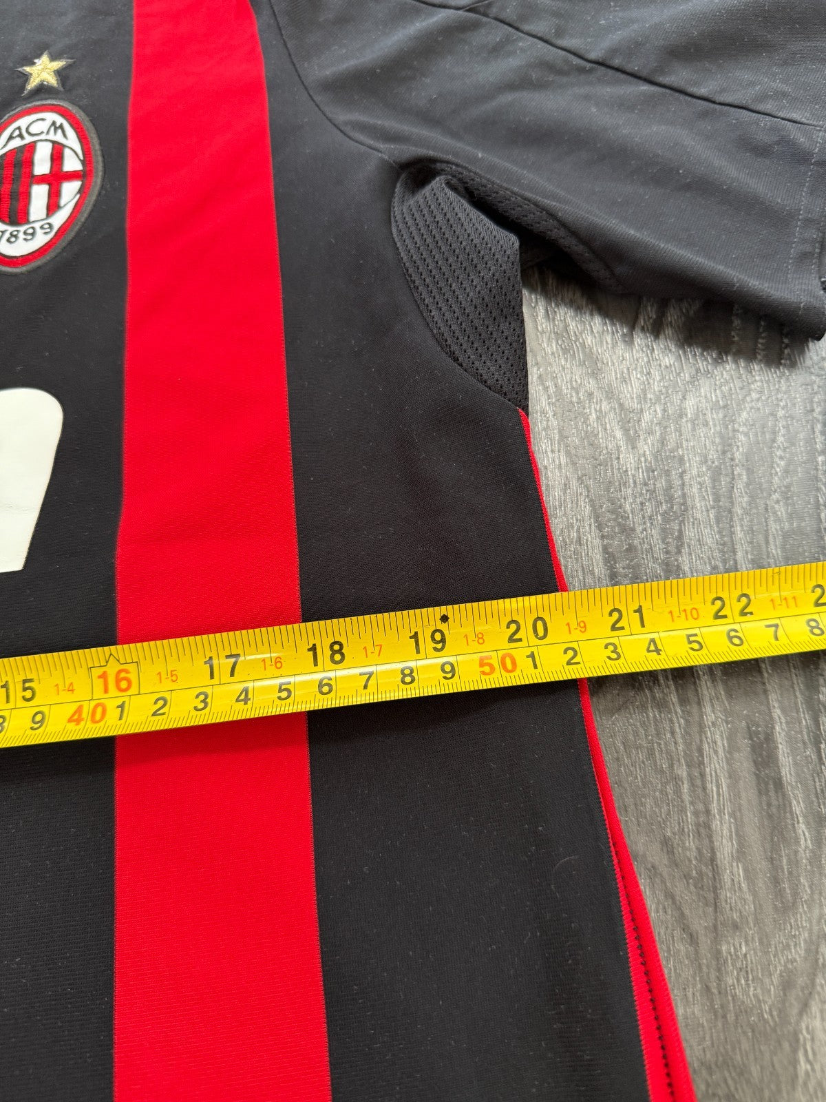 Original Authentic Adidas AC Milan 2008/2009 Home Shirt Mens Large4