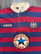 Original Adidas Newcastle United 1995/1996 Away Shirt GINOLA 14 Mens Small S2