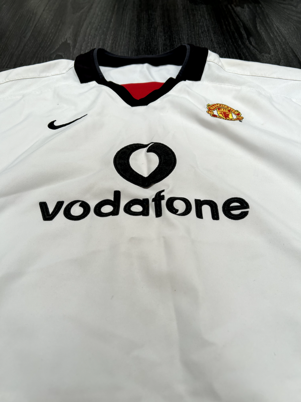 Original Authentic Nike Manchester United 2002/2003 Away Shirt Youth7