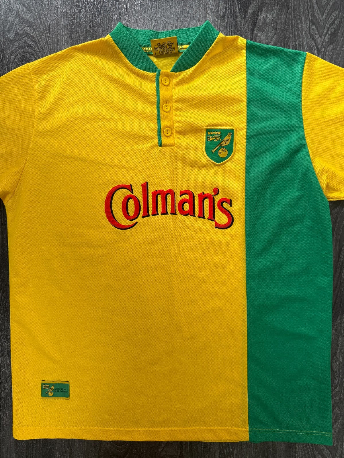 Original Alexandra Norwich City 1999/2000 Home Shirt Mens XXL 2XL0