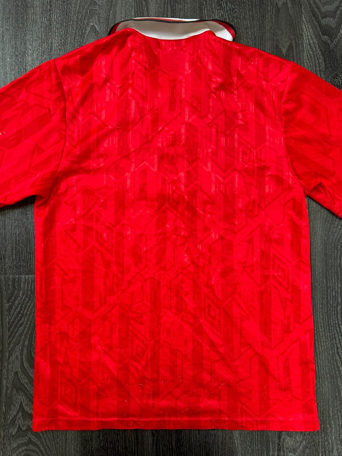 Original Authentic Umbro Manchester United 1992/1993 Home Shirt Mens Medium9