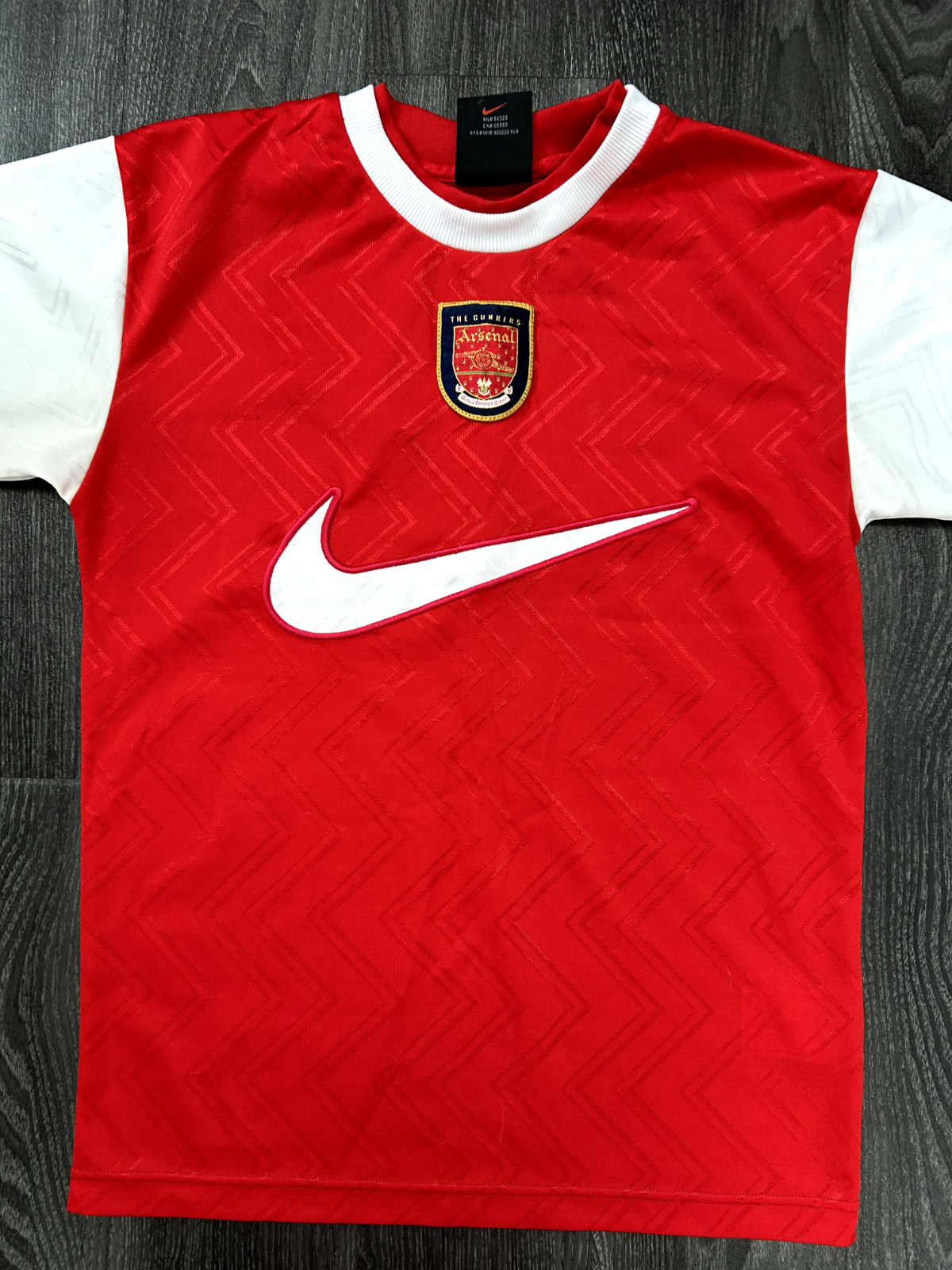 Original Authentic Nike Arsenal 1994/1996 Training Shirt Small Mens0