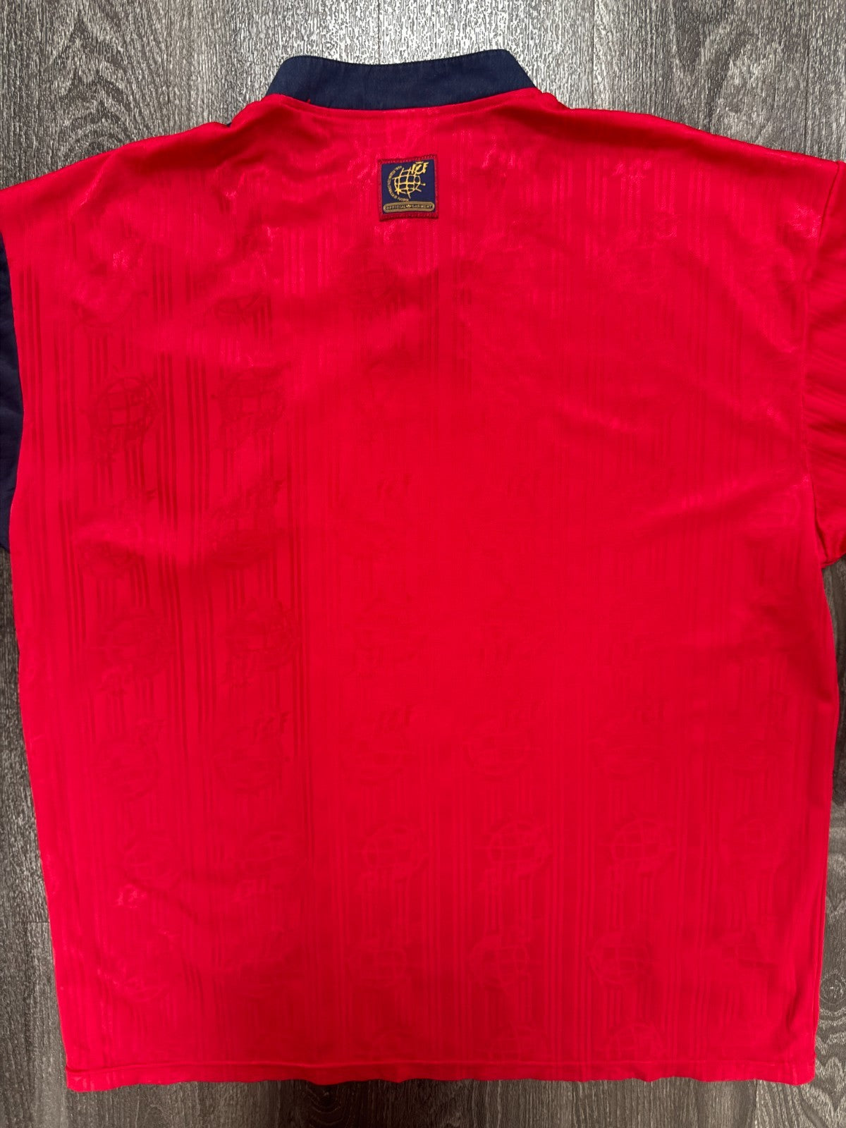 Original Adidas Spain 1996 Home Shirt Mens XXL 2XL5