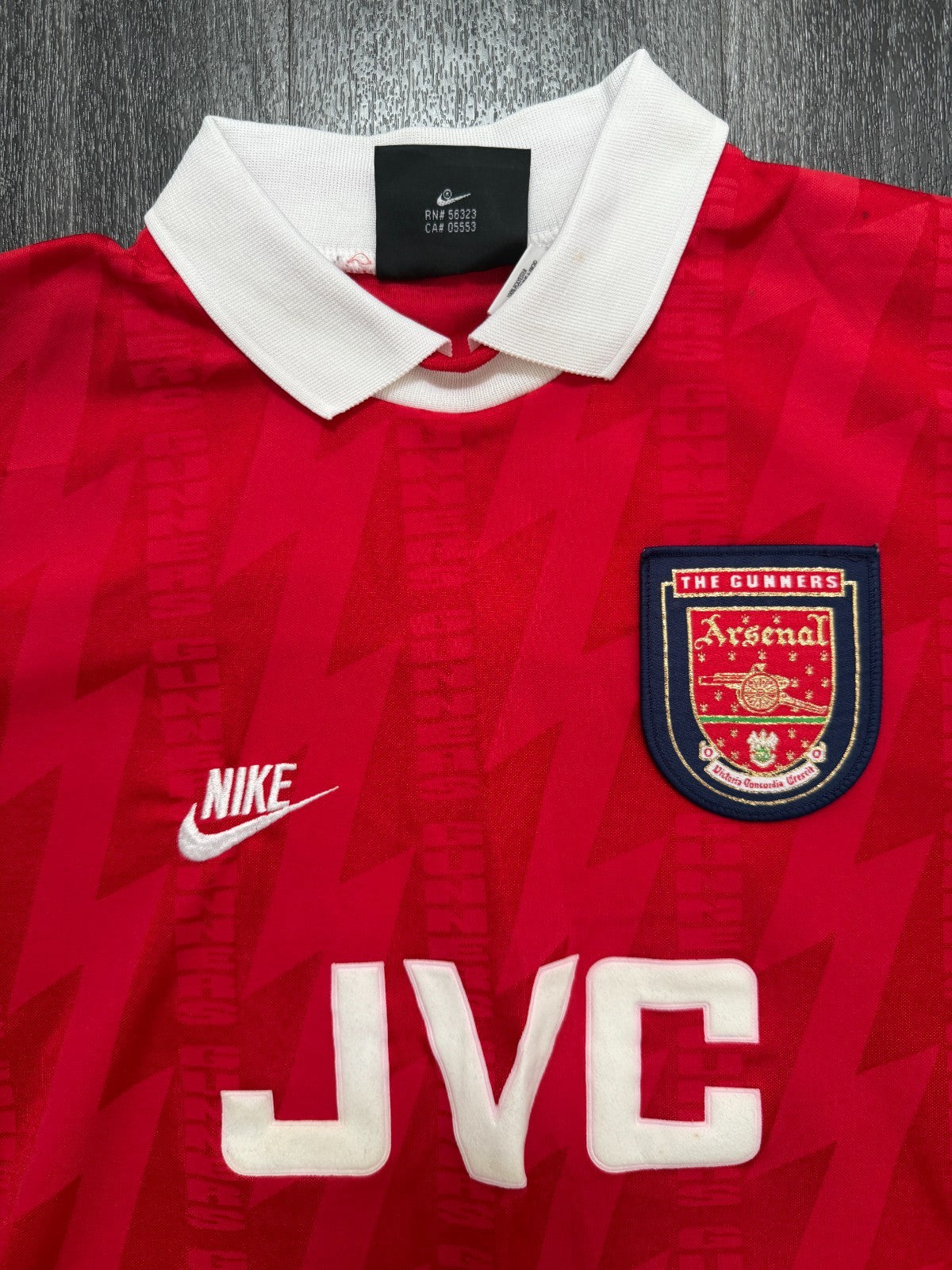 Original Nike Arsenal 1994/1995 Home Shirt SHWARZ 15 Mens Small2
