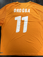 Original Authentic Puma Ivory Coast 2010 Home Shirt Drogba 11 Mens XXXL 3XL0