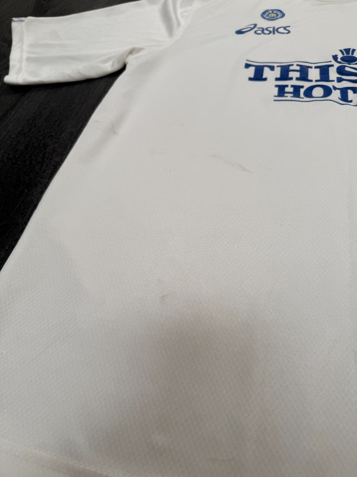 Original Authentic Asics Leeds United 1995/1996 Home Shirt Mens Extra Large5