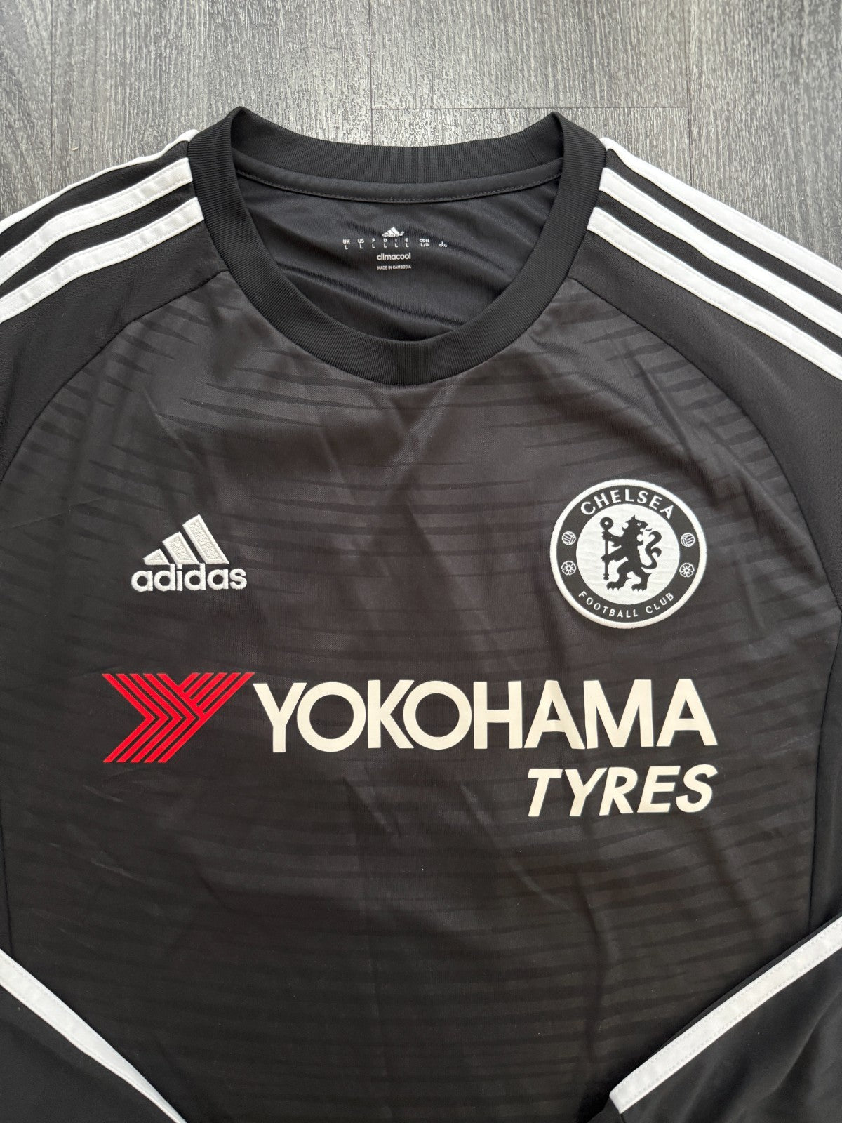Original Authentic Adidas Chelsea 2015/2016 Long Sleeve Third Shirt Mens Large1
