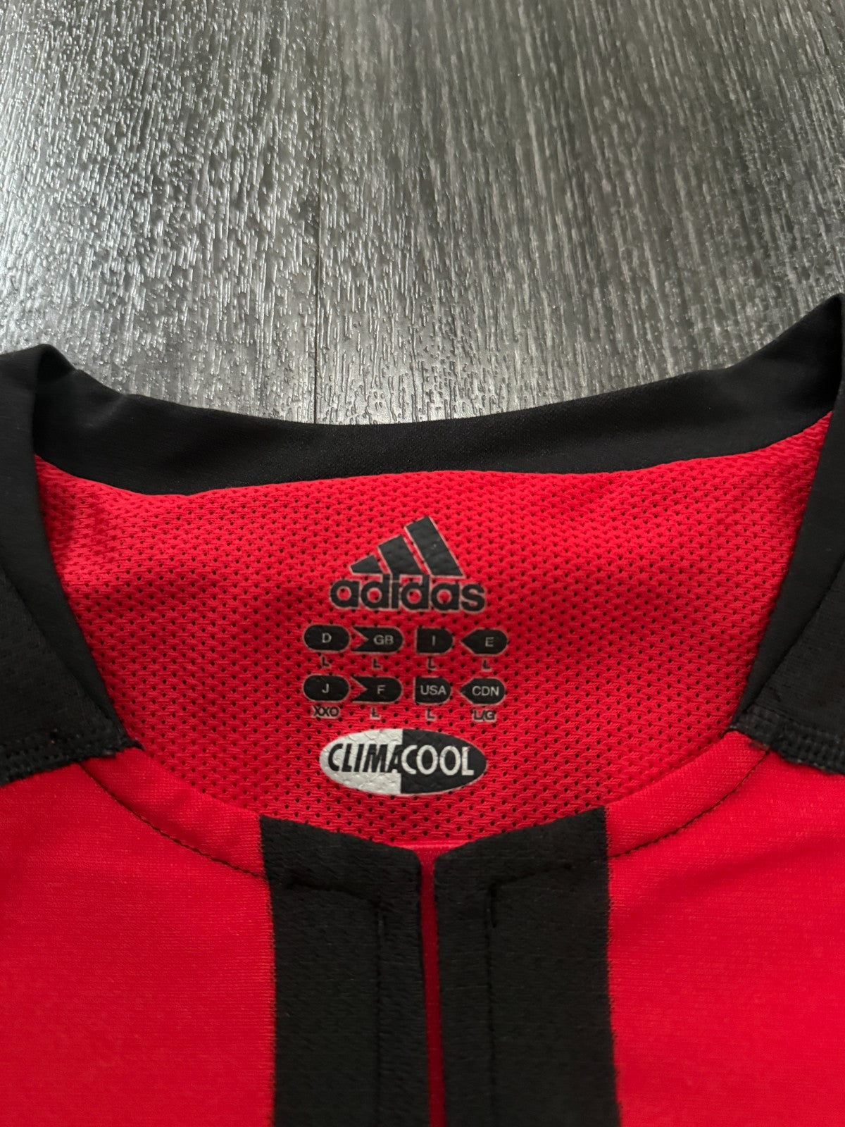 PLAYER ISSUE Adidas AC Milan 2003/2004 Home Shirt Mens Large L2