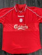 Original Authentic Reebok Liverpool 2001/2002 Home Shirt Mens Large0