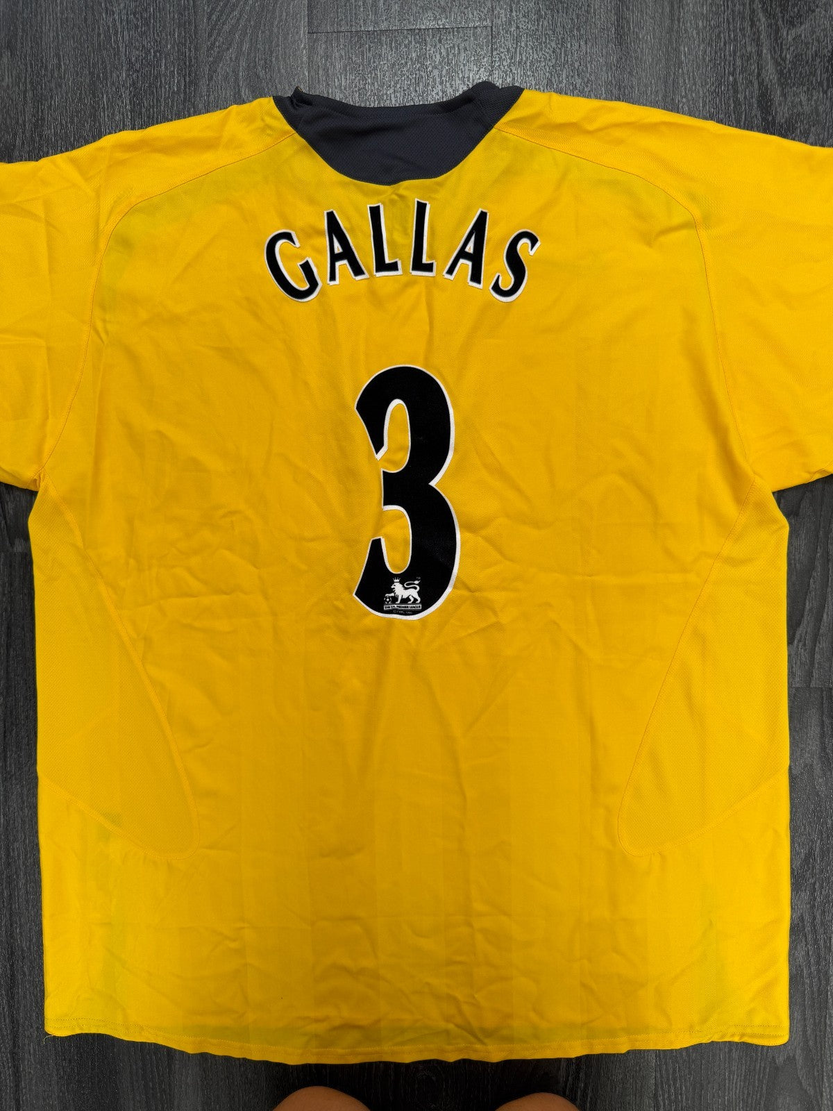 Original Authentic Nike Arsenal 2006/2007 Third Shirt GALLAS 3 Mens XXXL 3XL5