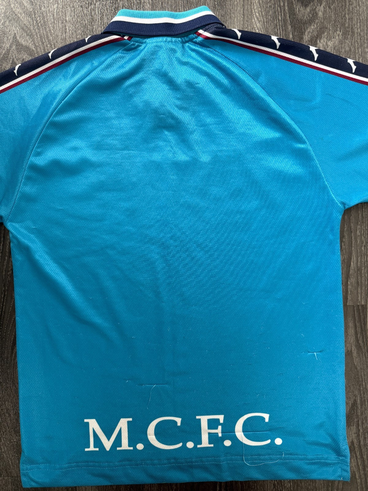 Original Kappa Manchester City 1997/1998 Home Shirt Mens Small8