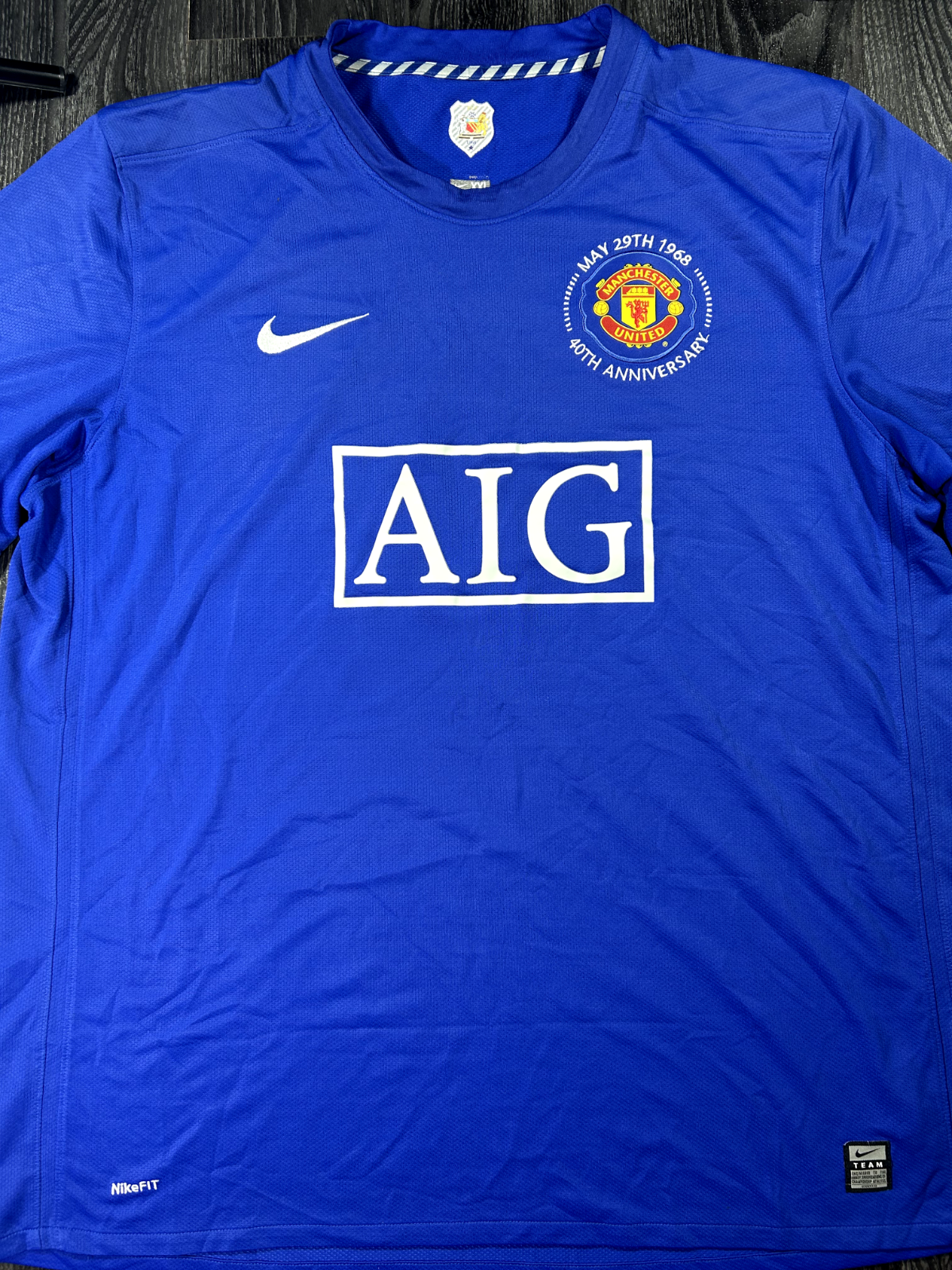 Original Authentic Nike Manchester United 2008/2009 Third Shirt Mens XXL 2XL0
