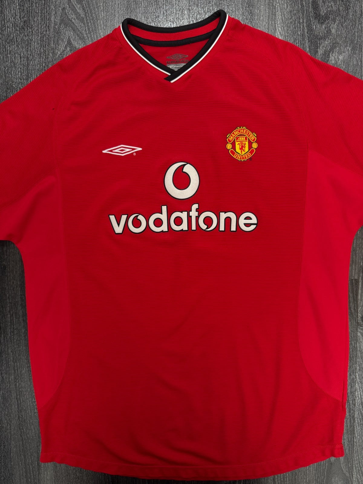 Original Umbro Manchester United 2000/2001 Home Shirt Mens Extra Large0