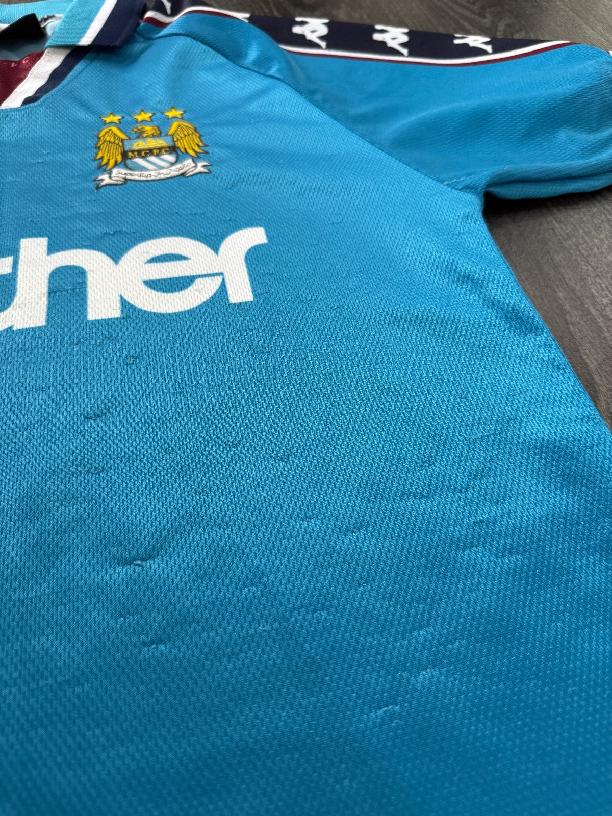 Original Kappa Manchester City 1997/1998 Home Shirt Mens Small2