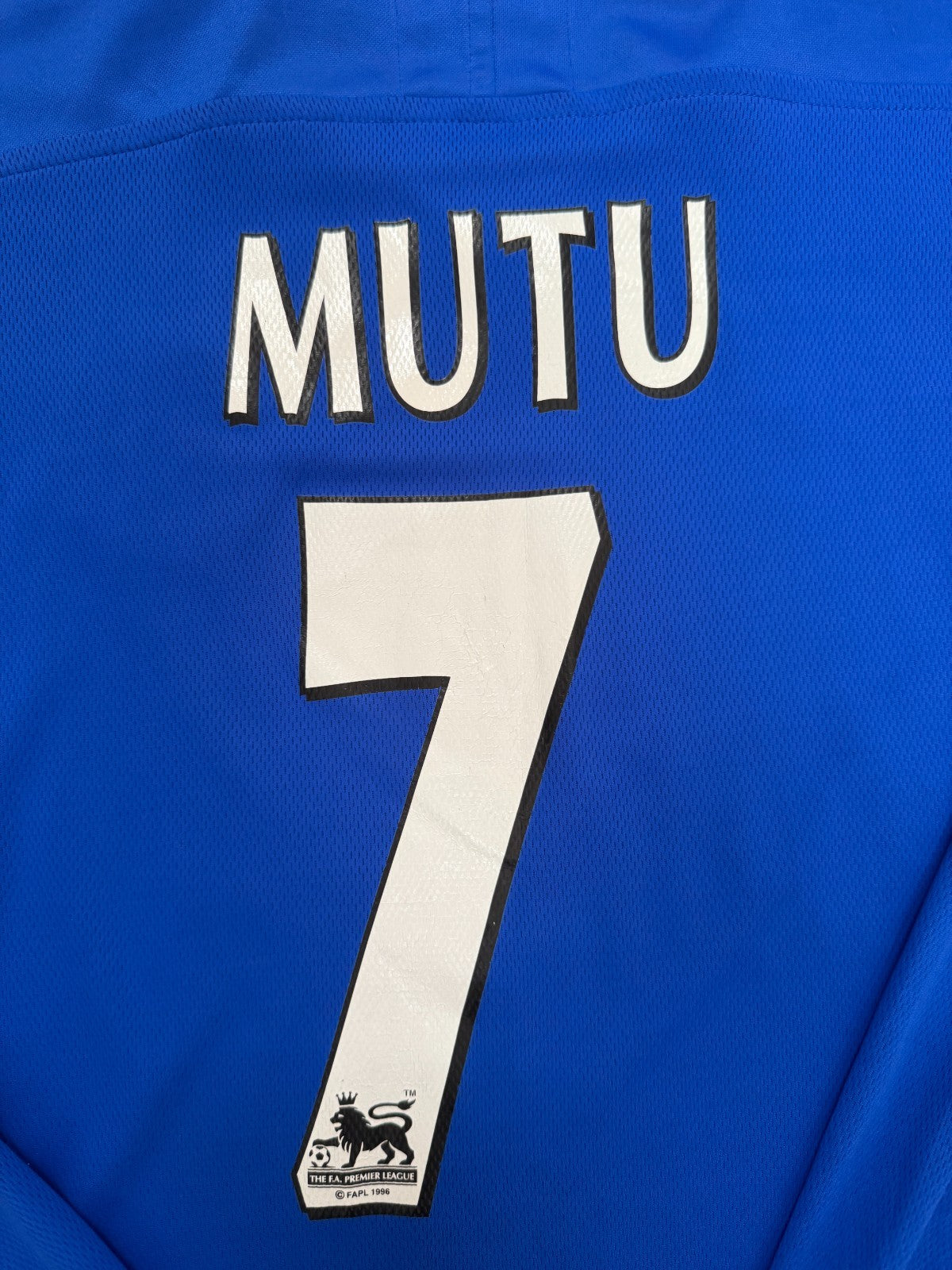Original Umbro Chelsea 2003/2004 Long Sleeve Home Shirt MUTU 7 Mens Large L1