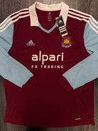 BNWT Original Adidas West Ham United 2013/2014 Long Sleeve Home Shirt Mens XXL0
