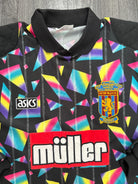 Original Asics Aston Villa 1993/1994 Coca Cola Cup Goalkeeper Shirt Mens XL1
