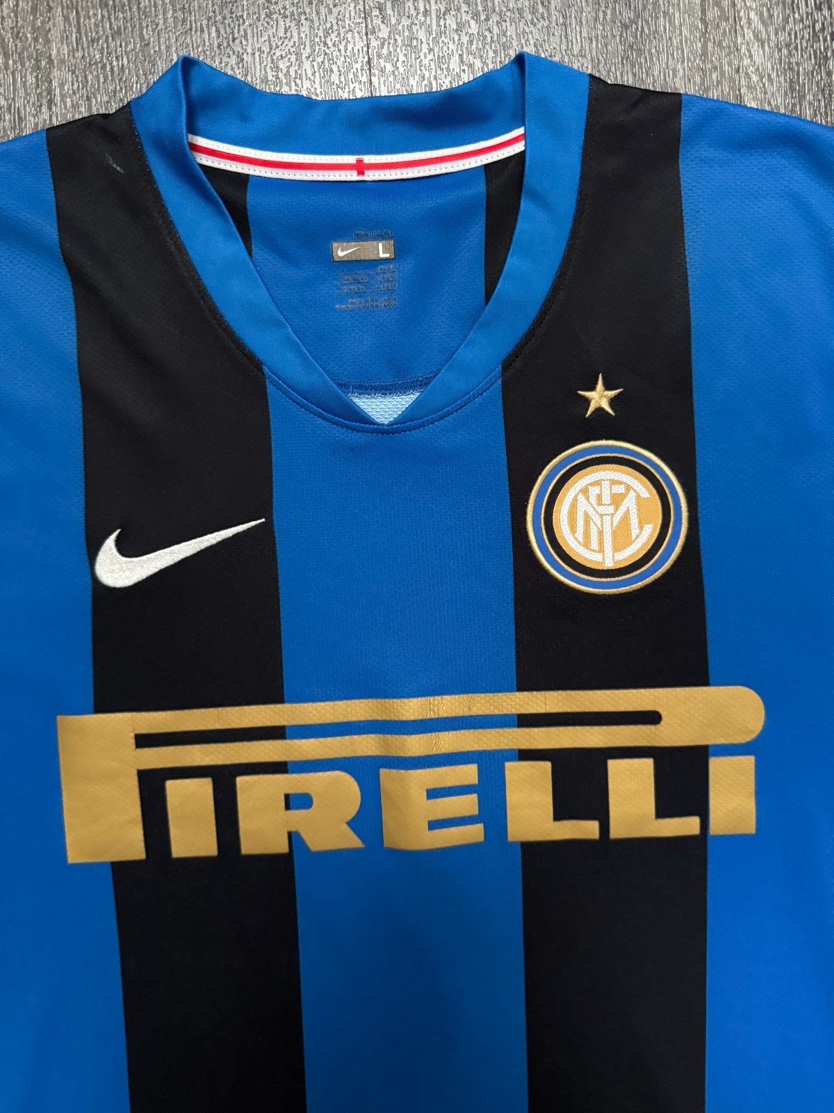 Original Nike Inter Milan 2008/2009 Home Shirt Mens Large L1