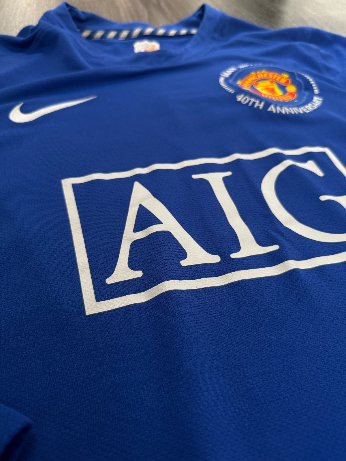 Original Nike Manchester United 2008/2009 Long Sleeve Third Shirt RONALDO 7 M5