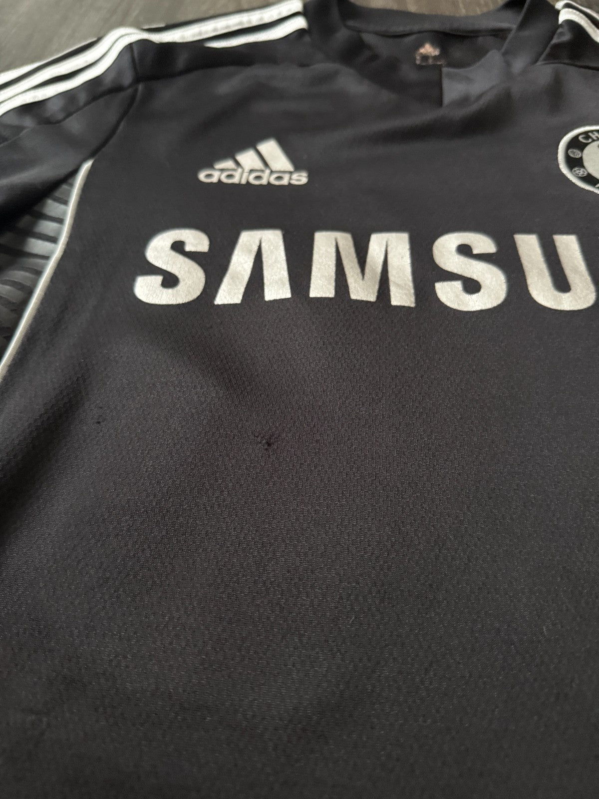 Original Adidas Chelsea 2013/2014 Third Shirt ZOLA 25 Mens Small S6