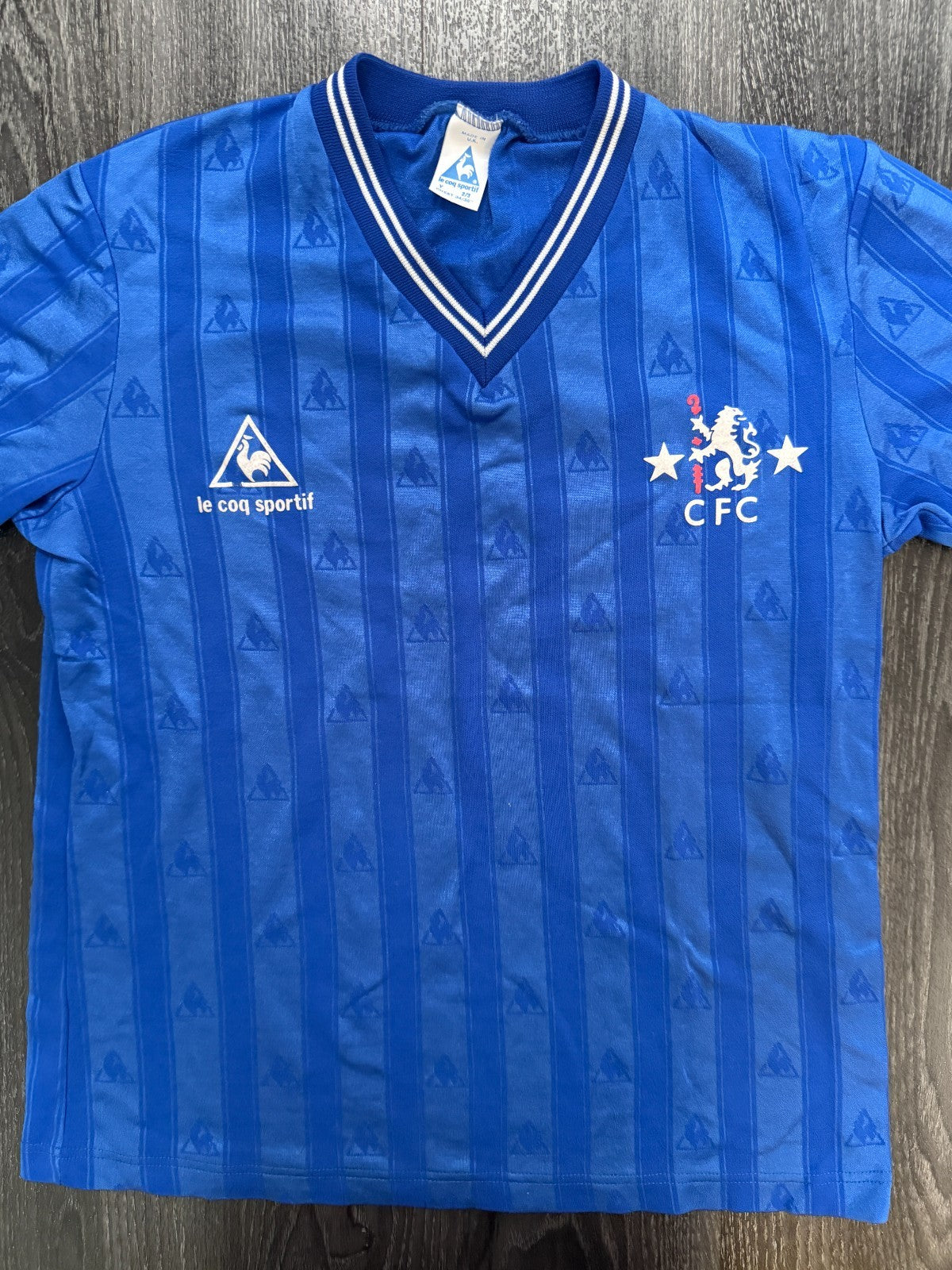 Original Le Coq Sportif Chelsea 1985/1986 Home Shirt Youth/Small0