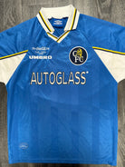 Authentic Umbro Chelsea 1997/1998 Home Shirt Coca Cola Cup Final Large0