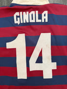 Original Adidas Newcastle United 1995/1996 Away Shirt GINOLA 14 Mens Small S1