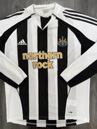 Original Adidas Newcastle United 2005/2006 Long Sleeve Home Shirt SHEARER 9 M3