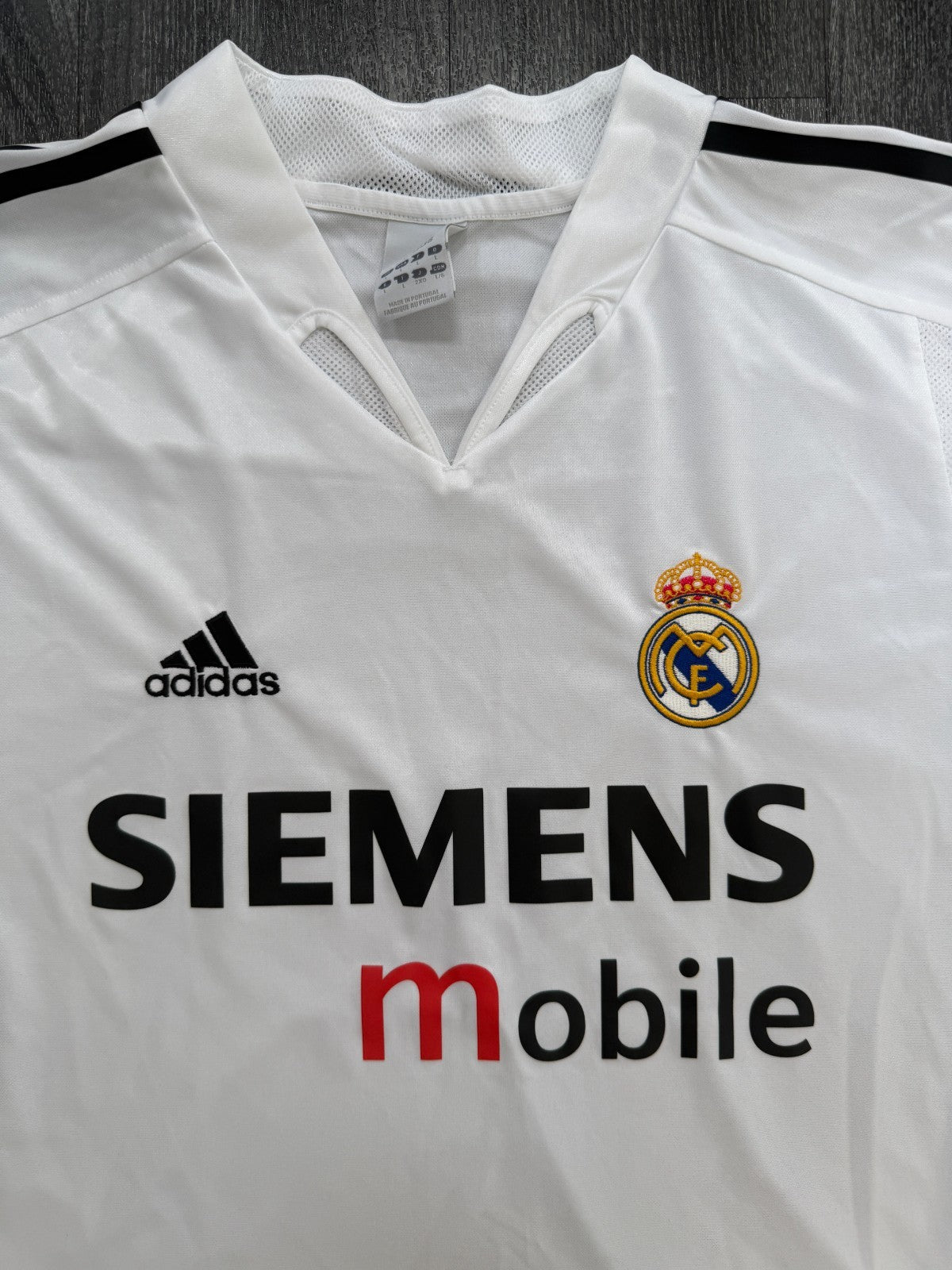Original Authentic Adidas Real Madrid 2004/2005 Home Shirt Mens Large1
