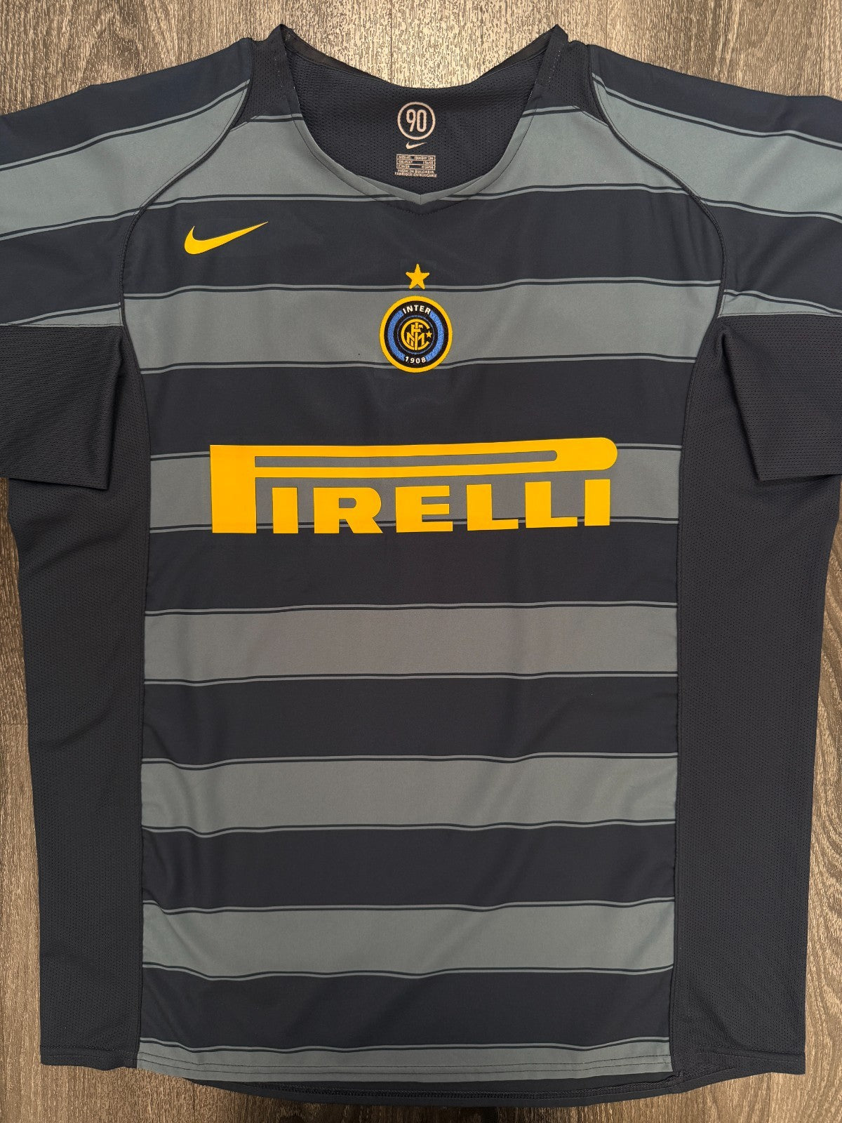 Original Nike Inter Milan 2004/2005 Third Shirt Mens Extra Large XL0