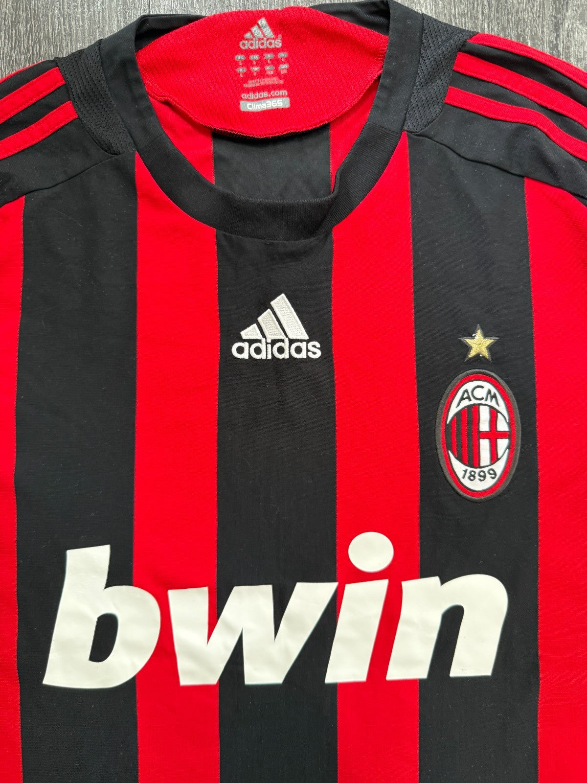 Original Authentic Adidas AC Milan 2008/2009 Home Shirt Mens Large1