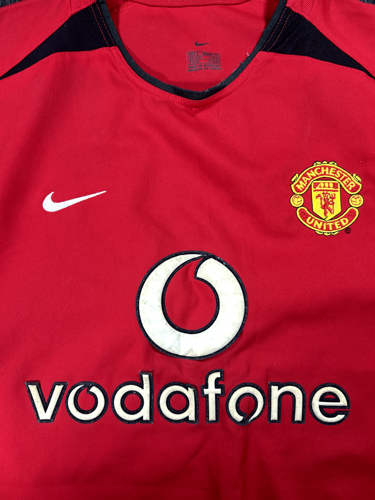 Original Authentic Nike Manchester United 2002/2003 Home Shirt Mens Small2