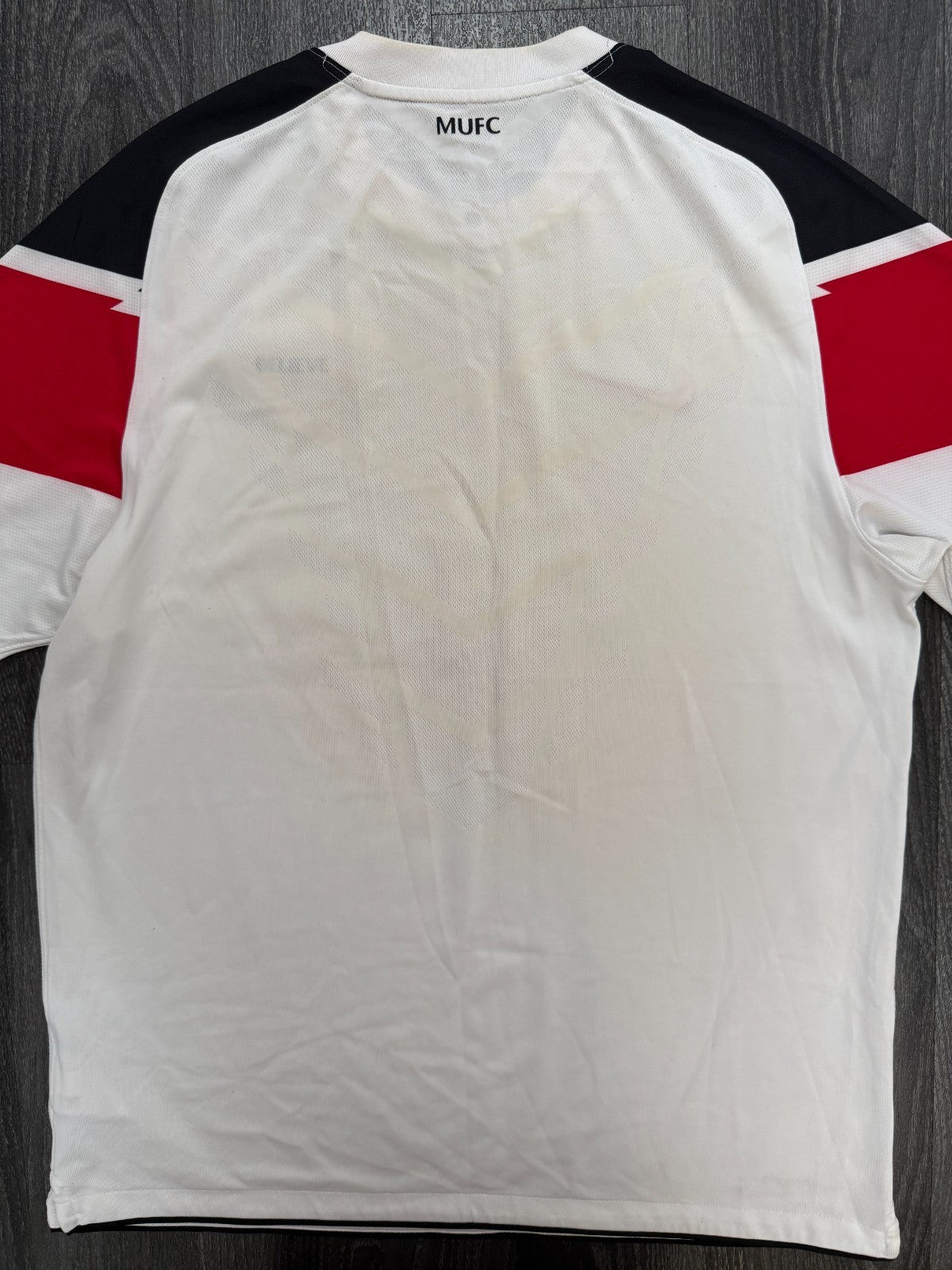 Original Authentic Nike Manchester United 2010/2011 Away Shirt Mens Large8