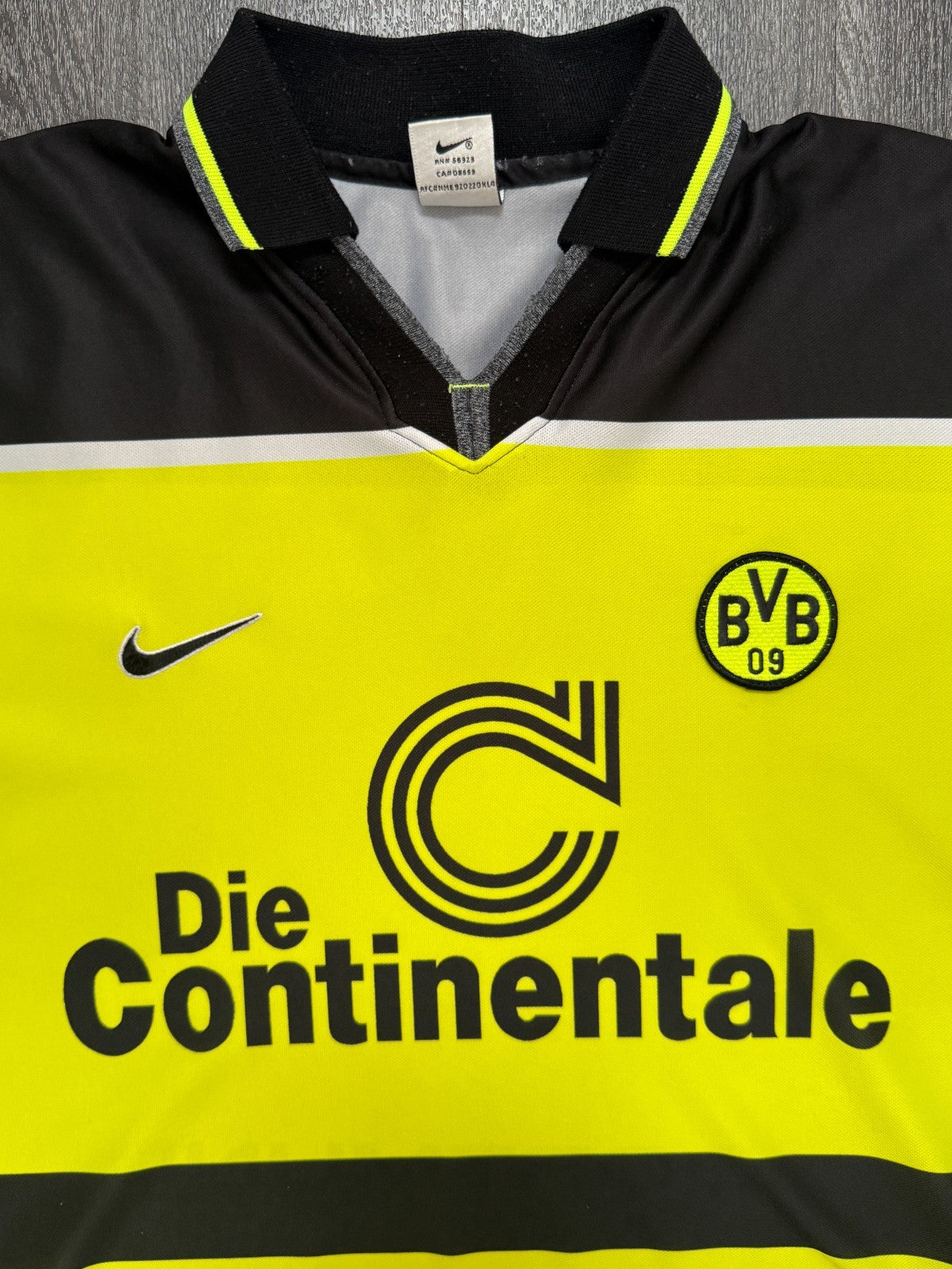 Original Nike Borussia Dortmund BVB 1997/1998 Home Shirt Mens Extra Large XL1