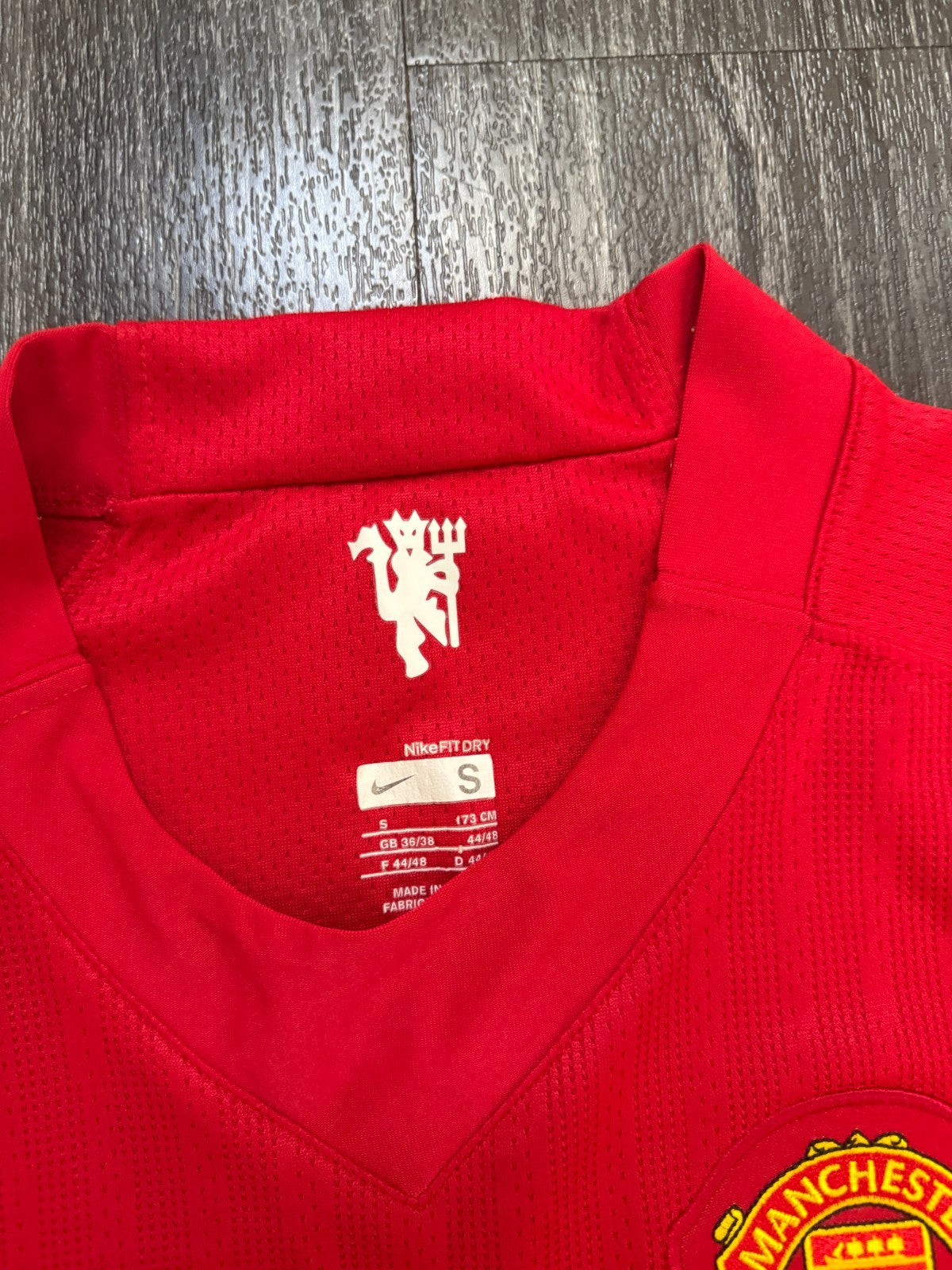 Nike Manchester United 2007/2008 Long Sleeve Home Shirt RONALDO 7 Mens Small4