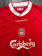 Original Reebok Liverpool 2002/2003 Home Shirt Mens Extra Large XL1