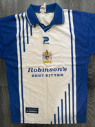 Original Authentic Patrick Stockport County 1999/2000 Home Shirt Mens Small0