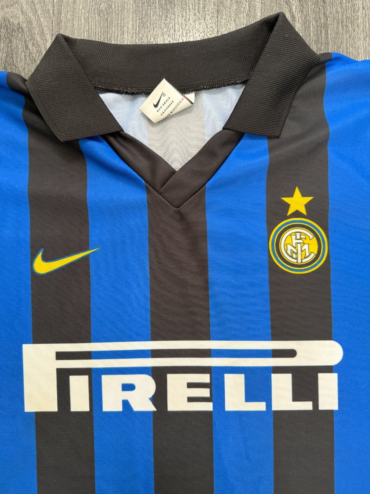 Original Authentic Nike Inter Milan 1998/1999 Basic Home Shirt Mens XXL 2XL1