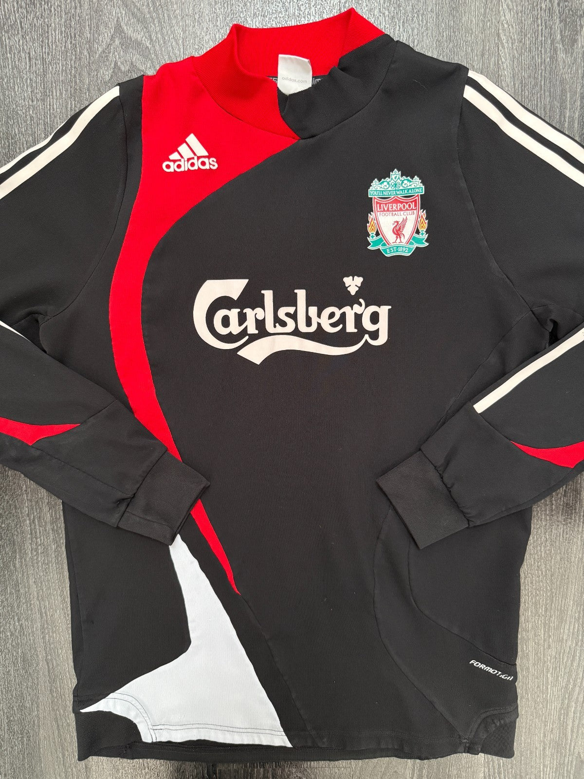 Original Adidas Liverpool 2007/2008 Formotion Training Shirt Large L0