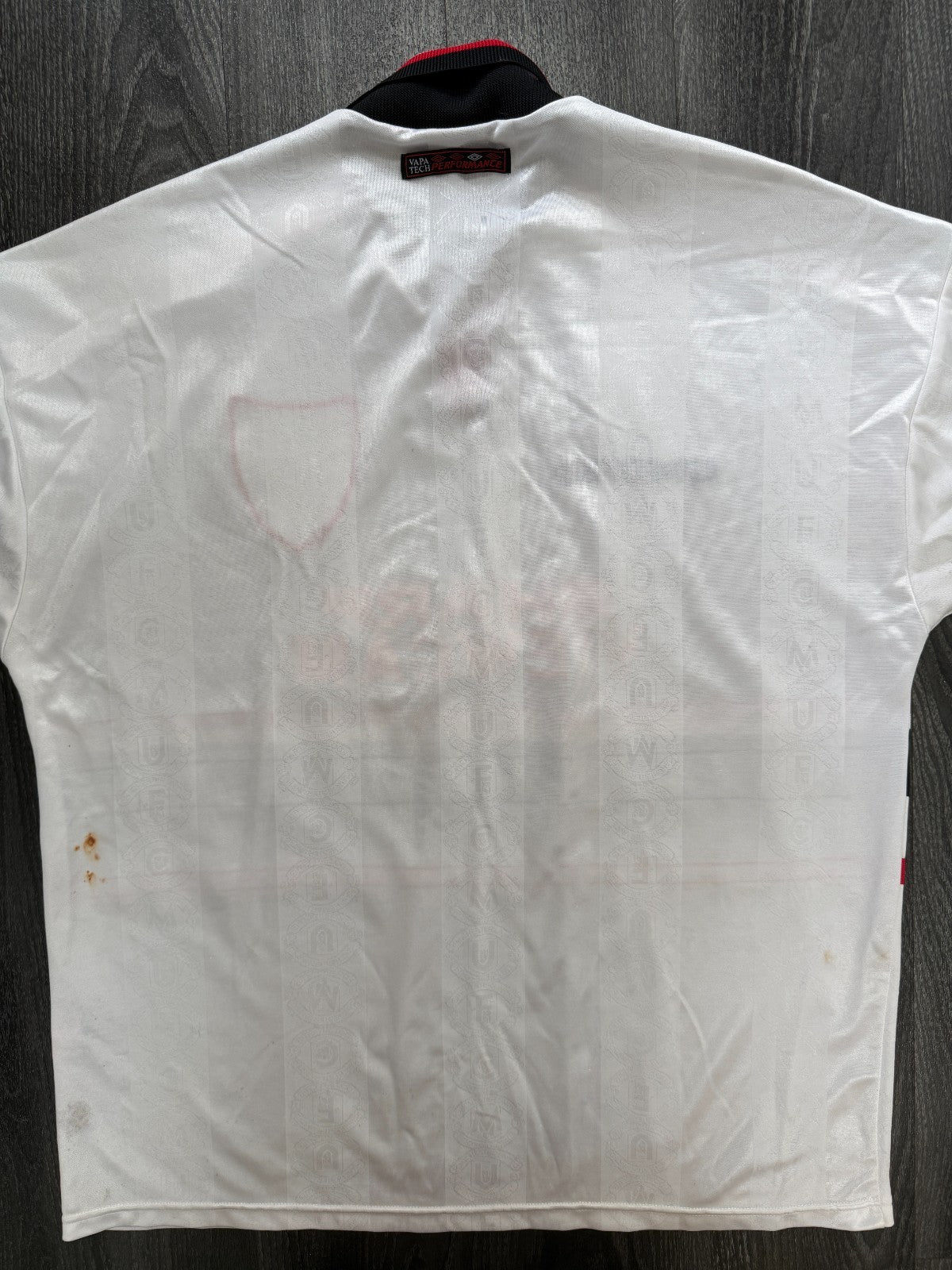 Original Authentic Umbro Manchester United 1997/1998 Away Shirt Mens XXL 2XL10