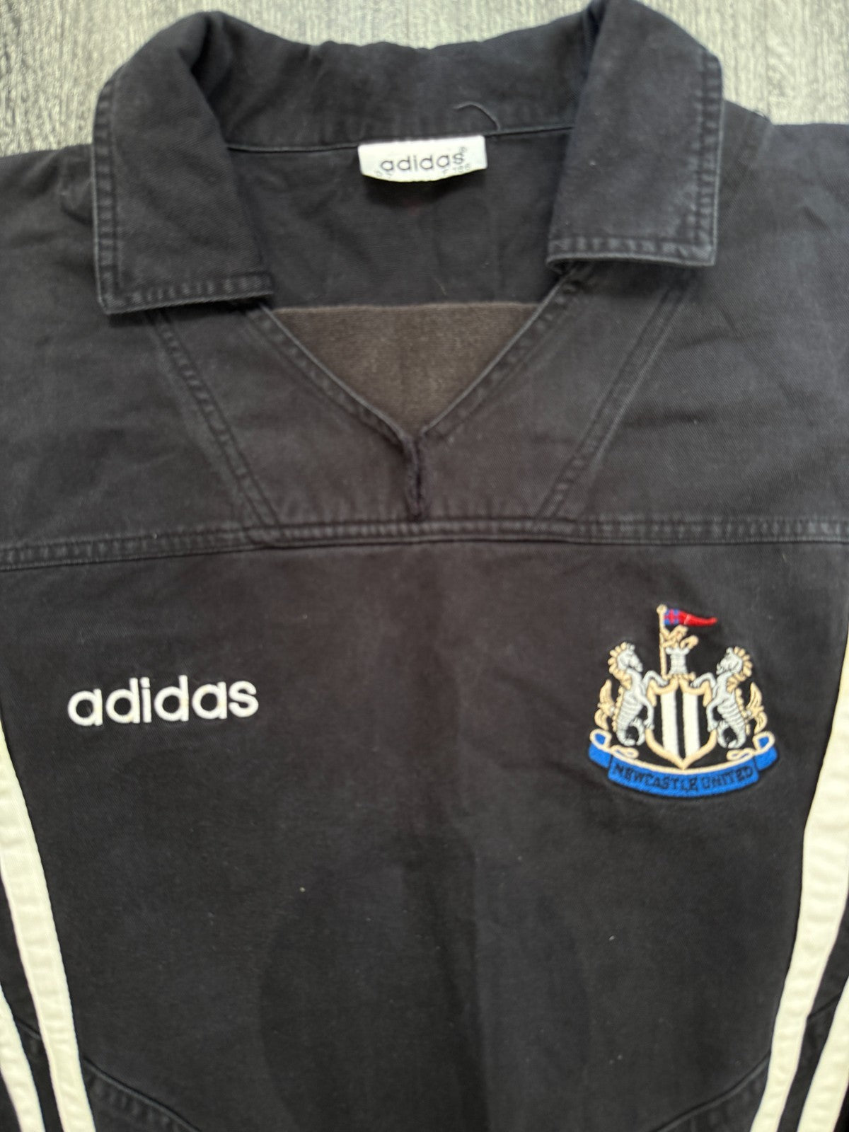 Original Adidas Newcastle United 1995/1996 Drill Top Jacket Mens Large1